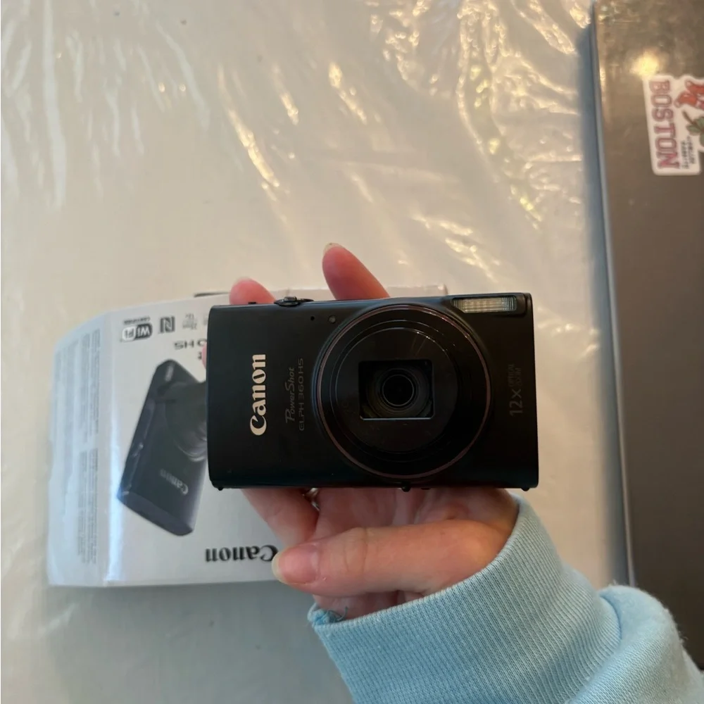Canon PowerShot ELPH 360 HS Compact Digital Camera — Black